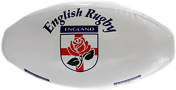 PMS Inflatable England Rugby Ball RRP 4.99 CLEARANCE XL 1.99